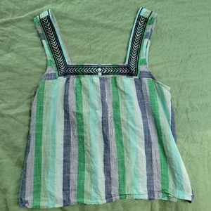 Lucky Brand sleeveless striped top